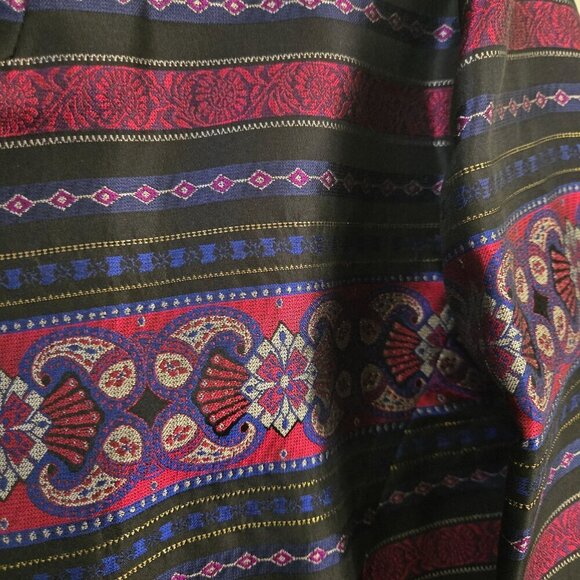 Talbots Vintage 100% Silk Asian Inspired Stunning Blazer Size 14 - Picture 9 of 12